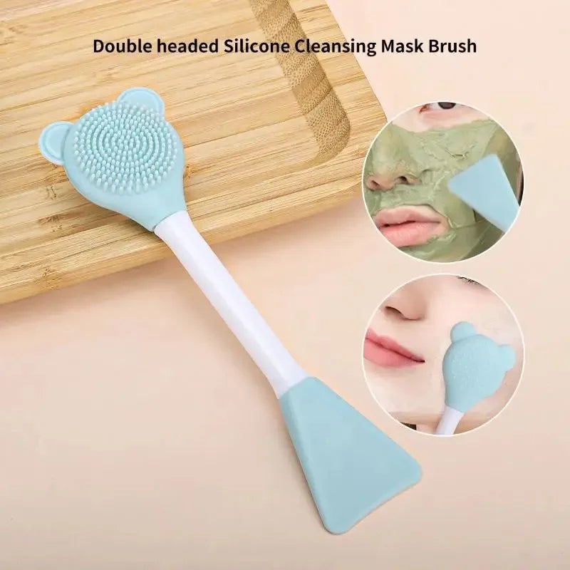 Silicone 2-in-1 Facial Cleansing & Mask Brush | Exfoliating Facial Cleansing Brush HIP