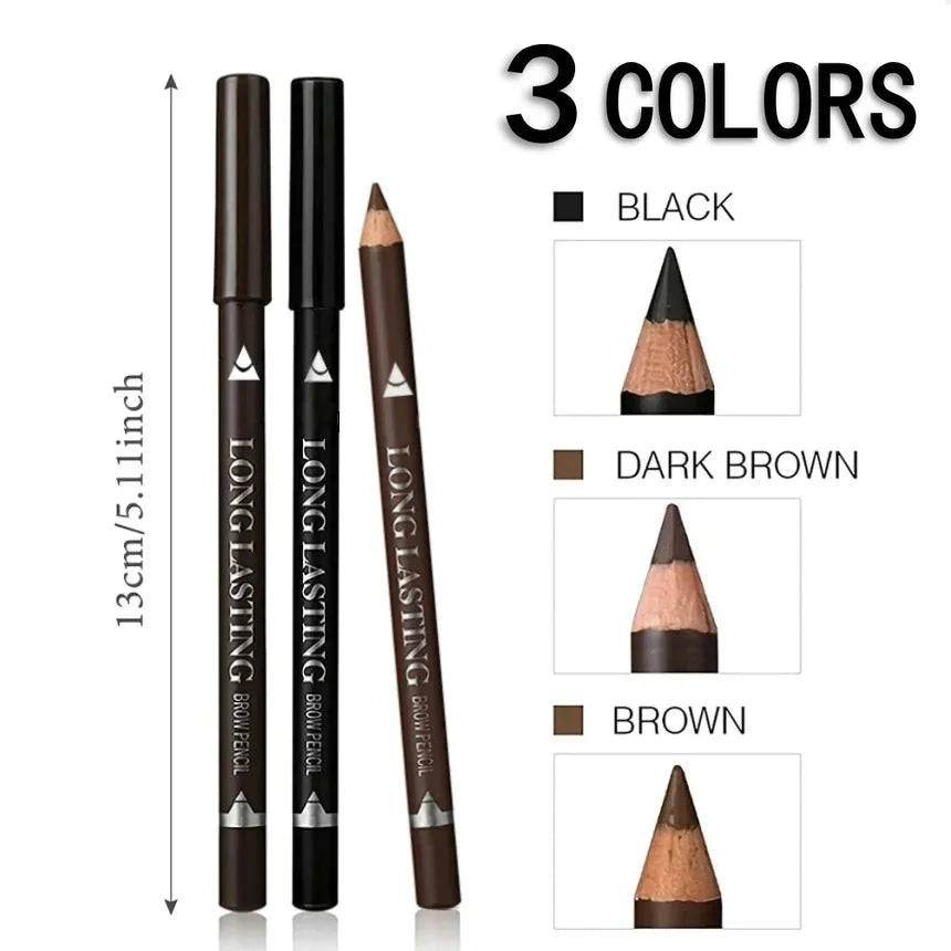 Waterproof Eyebrow Pencil Set 6 or 12 Pcs – 5 Shades Eyebrow Pencil Set HIP