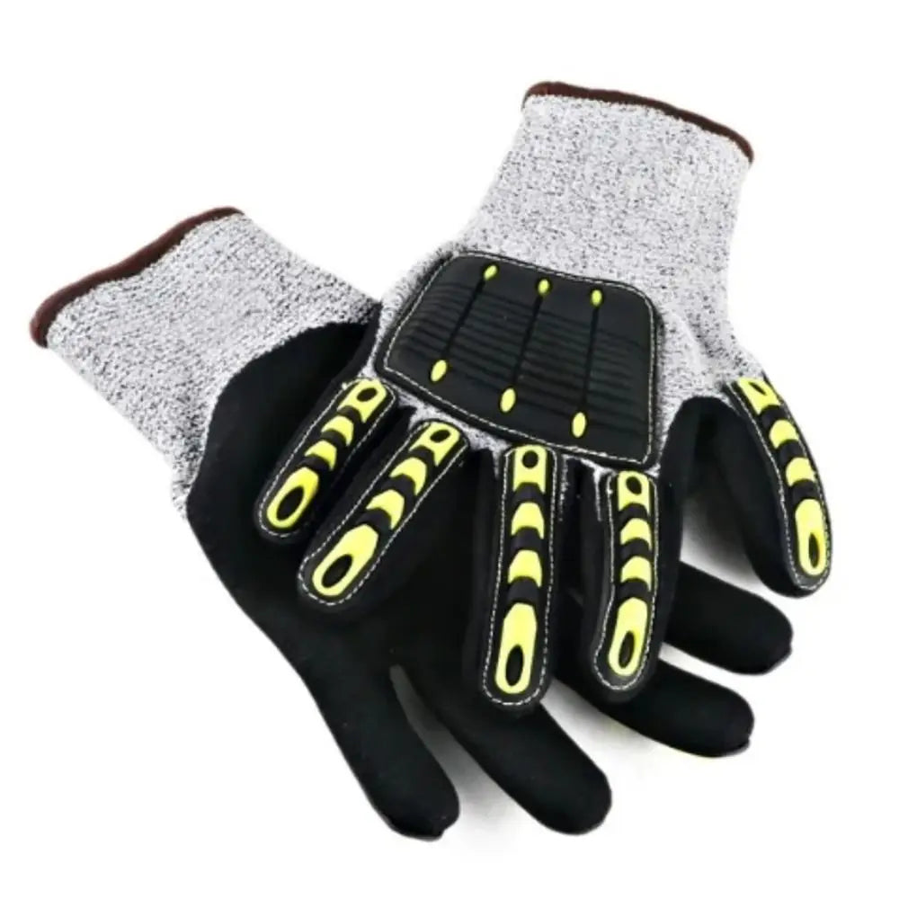 Level 5 Cut-Resistant Work Gloves – Anti-Impact TPR Nitrile Safety Work Gloves HIP