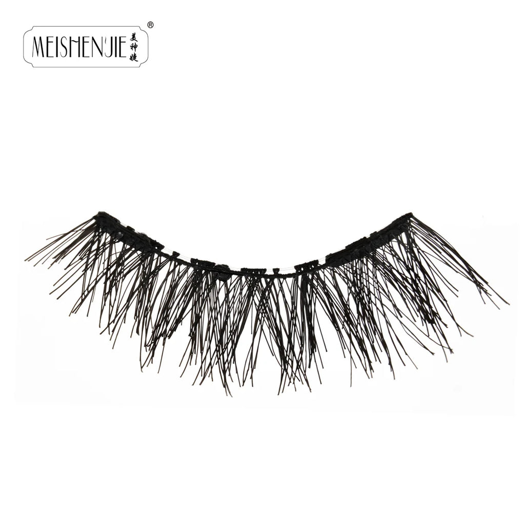 MEISHENJIE 1 Pair Magnetic Eyelashes Set Natural Long Mink Lashes Handmade Reusable Magnetic Eyelash Tweezers Set Lash Makeup HIP