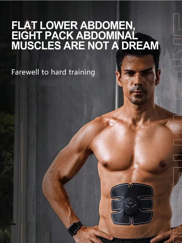 EMS Abdominal Muscle Stimulator Patch – Unisex Toning Device EMS Muscle Stimulator HIP