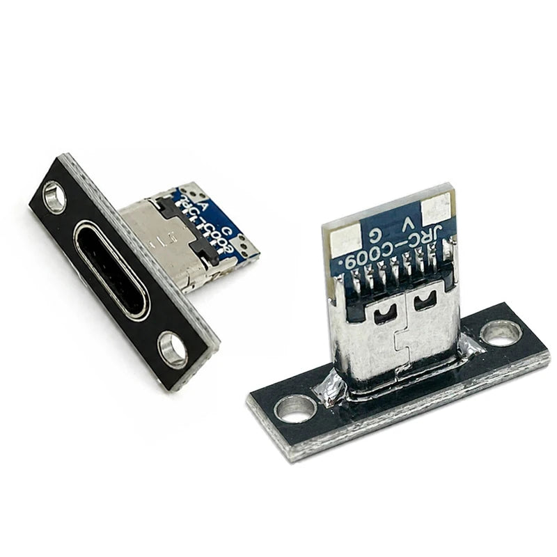 USB-C Mini Charger Plug Socket with Screw Fixing Plate USB-C Charger Socket HIP