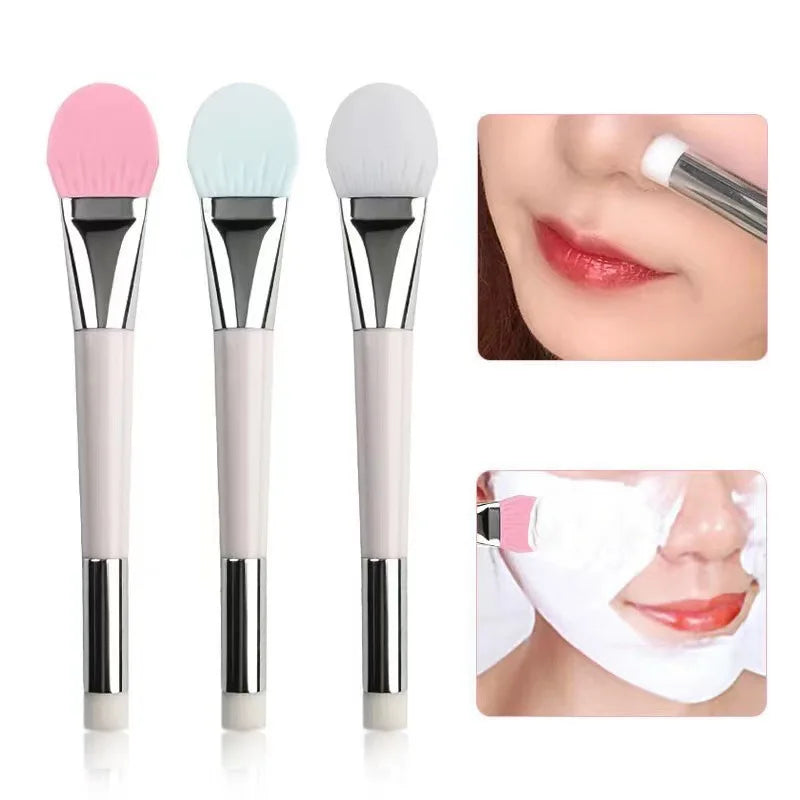 Double-Ended Silicone Face Mask Brush – Dual-Head Tool Silicone Mask Brush HIP