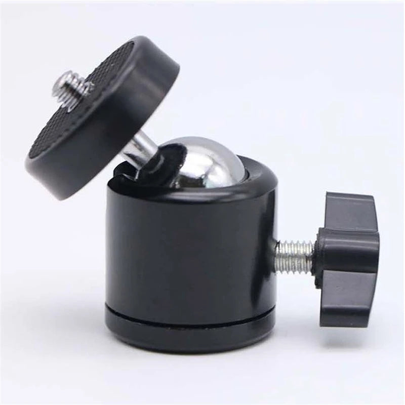 360° Swivel Mini Ball Head – Universal 1/4" Tripod Mount Camera Tripod Mount HIP