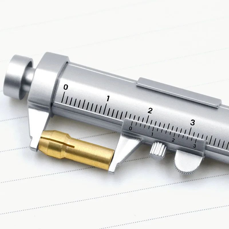 Vernier Caliper Ballpoint Pen 0–100mm – Novelty Writing Tool Novelty Caliper Pen HIP