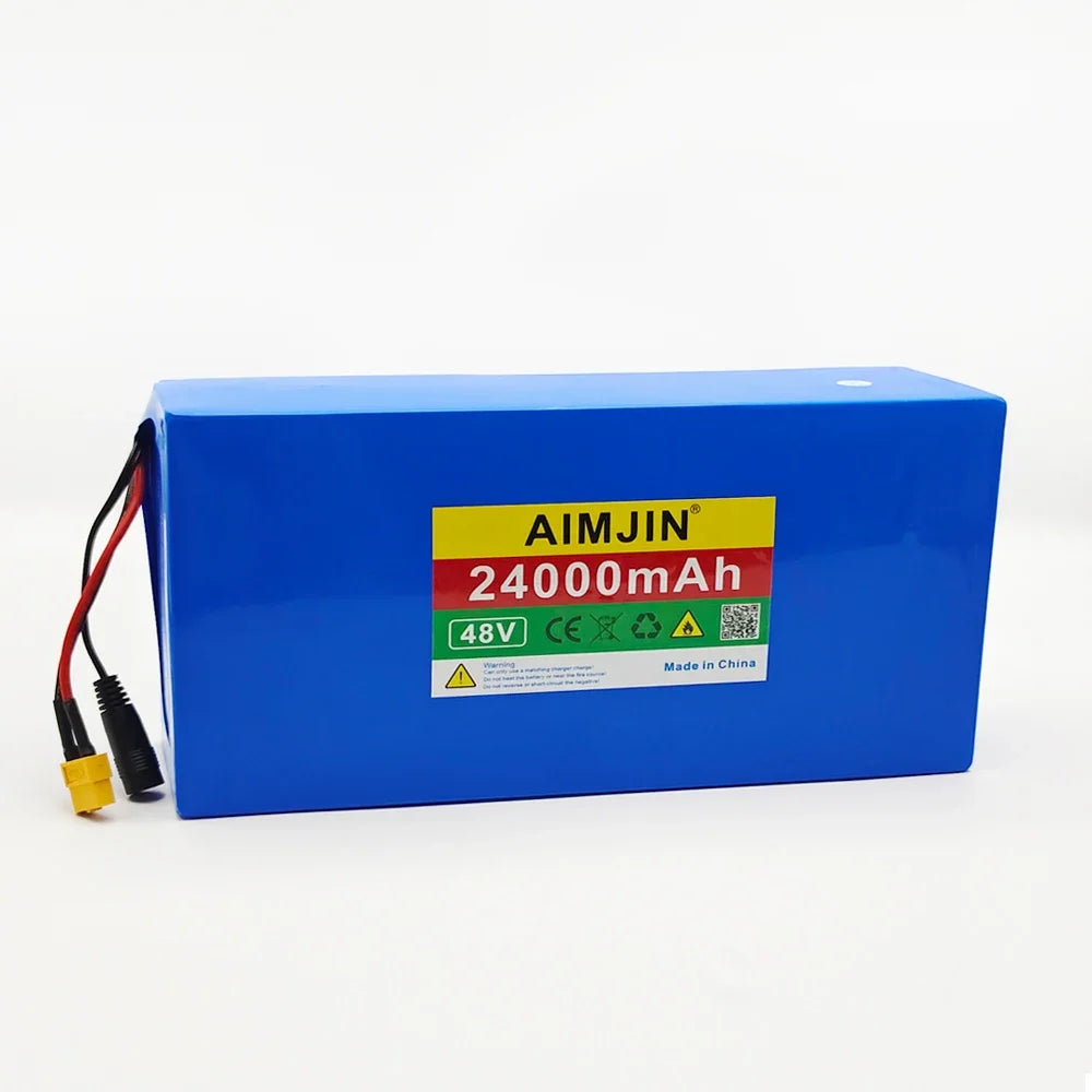48V 24Ah 13S6P 18650 Lithium Battery Pack with BMS & Charger Lithium Battery Pack HIP