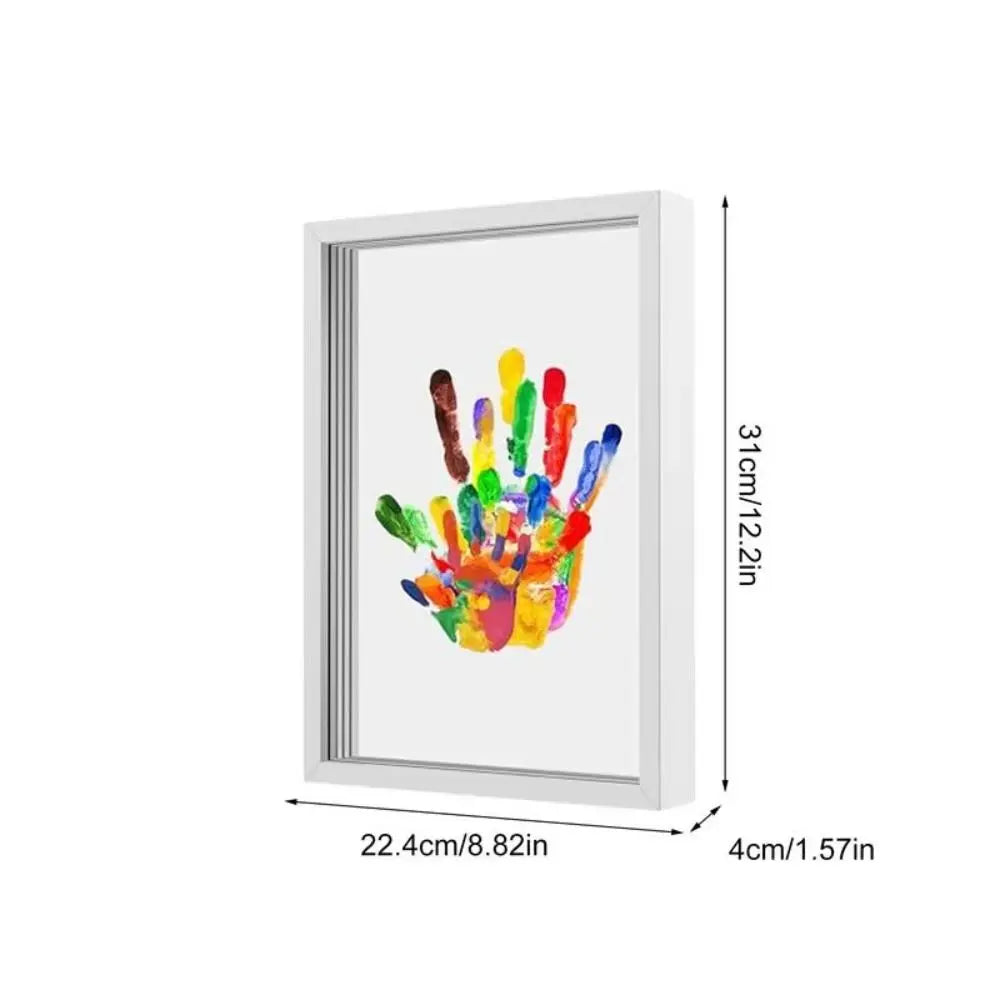 DIY Wooden Handprint Photo Frame Kit with Paints & Brushes DIY Craft Kit HIP