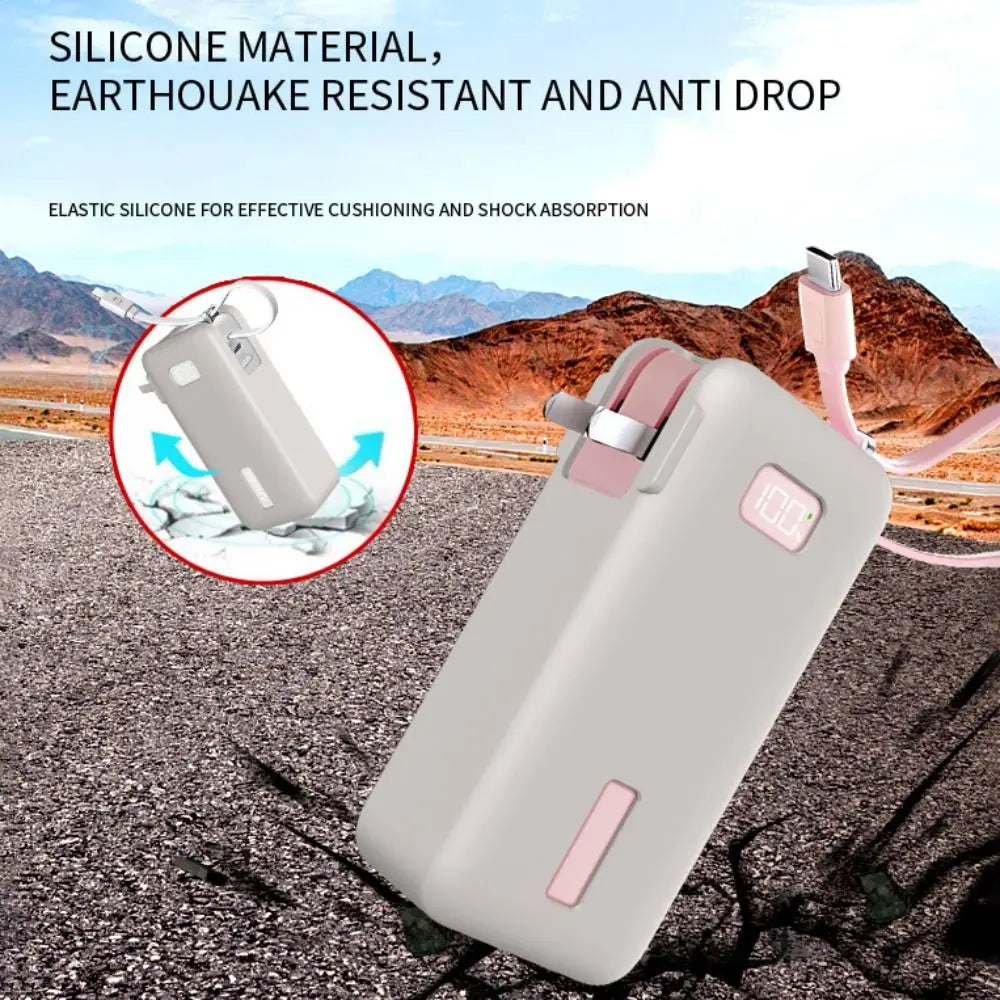 Silicone Case for Anker NANO 3-in-1 Power Bank 10000mAh 30W Power Bank Case HIP