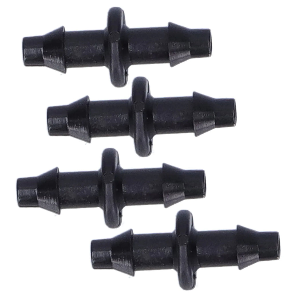 100pcs 4/7 2‑Way Connector Drip Irrigation Connector Fitting Garden Irrigation Accessories Barbed Connector Barbed Fitting HIP