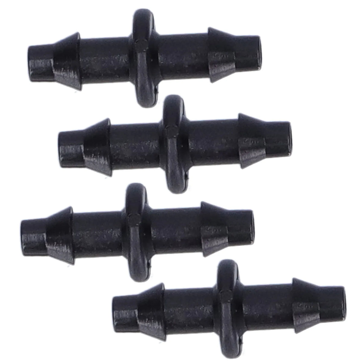 100pcs 4/7 2‑Way Connector Drip Irrigation Connector Fitting Garden Irrigation Accessories Barbed Connector Barbed Fitting HIP