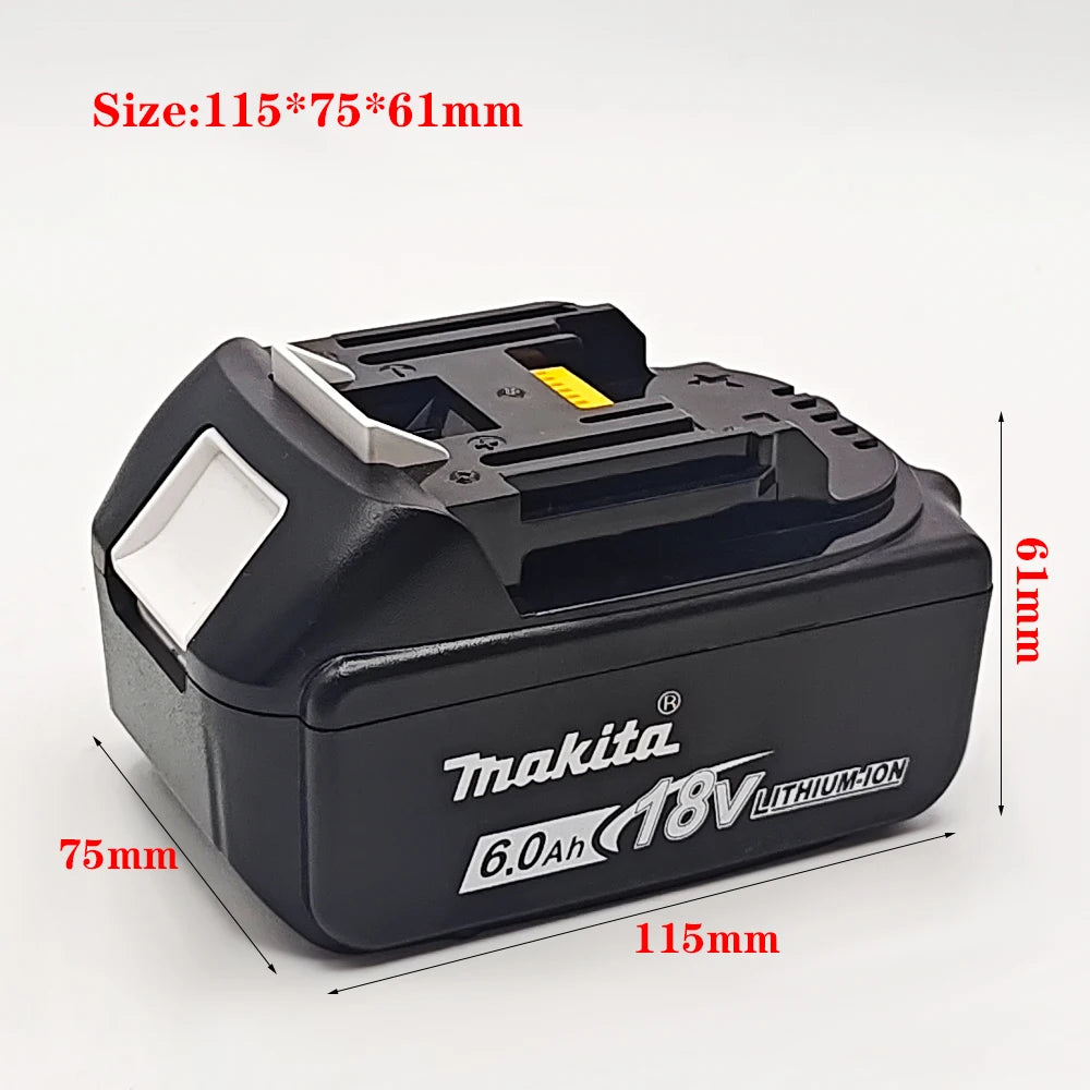 Makita 18V 6Ah Li-Ion Battery BL1850B BL1860 BL1830 LXT400 Power Tool Battery HIP