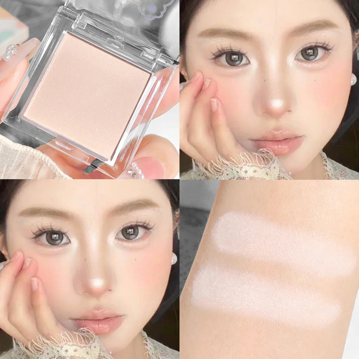 Hisyi Matte Monochrome Eyeshadow – Highlighter & Contour Matte Eyeshadow Palette HIP H2305-03