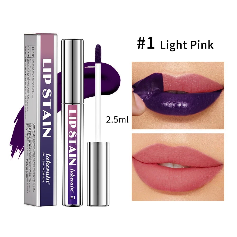 Peel Off Lip Stain Waterproof Long Lasting Pink Lip Tint Transfer Proof Non-stick Cup 3 Colors Lip Stain Women's Cosmetics HIP Color1