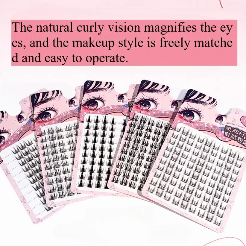 Sunflower Double-Tip Natural Curl False Eyelashes – 5 Styles False Eyelashes HIP