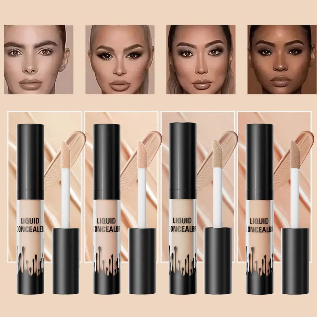 Hello Kiss Waterproof Full Coverage Concealer | All Skin Types Liquid Concealer HIP