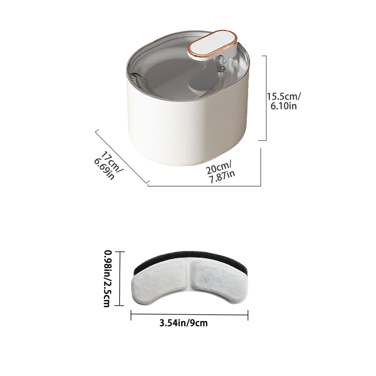 Pet Fully Automatic Water Fountain USB Ultra Silent Intelligent Pump Sensor Filter 3L Cat Large Capacity Water Dispenser HIP