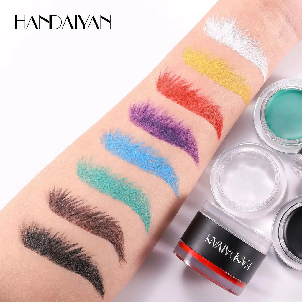 Handaiyan 2-in-1 Waterproof Eyebrow Wax & Tint Pomade | 8 Shades Eyebrow Pomade HIP