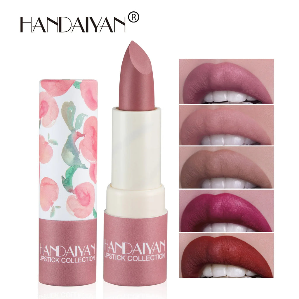 Handaiyan 8-Color Paper Tube Matte Lipstick – Waterproof Matte Lipstick HIP