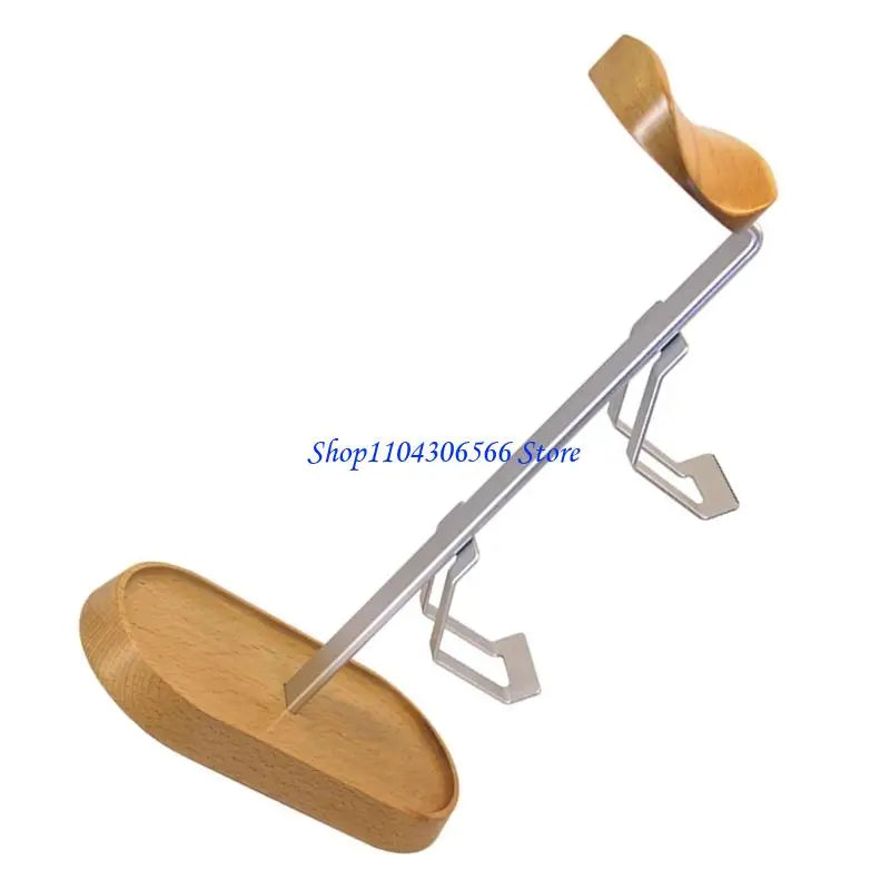 Gaming Headphone & Controller Display Stand – Metal & Wood Gaming Desk Organizer HIP