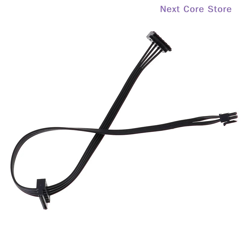 Mini 4-Pin to Dual SATA SSD Power Cable 45CM – M410 M610 SSD Power Cable HIP
