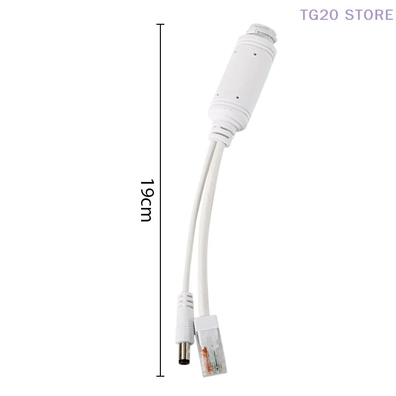 Waterproof POE Splitter 48V to 12V for IP Cameras | IEEE 802.3af POE Splitter Adapter HIP