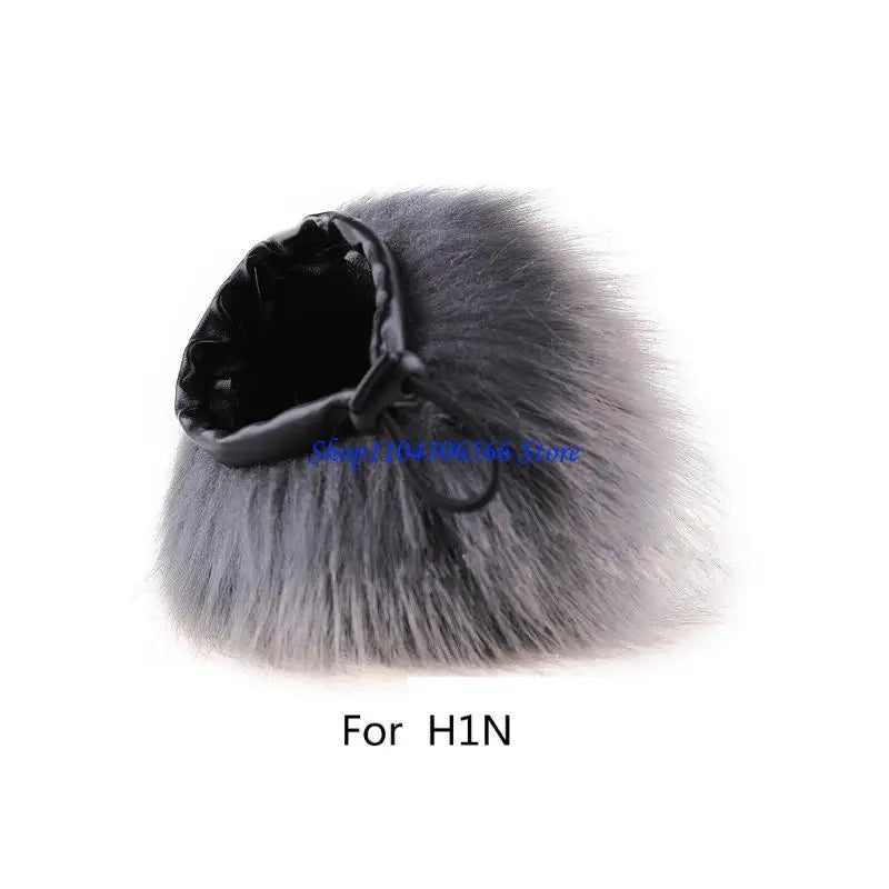 Furry Windscreen Muff Cover for H1N Voice Recorder Mic Microphone Windscreen HIP