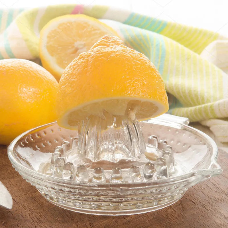 Glass Manual Citrus Juicer – Handheld Orange & Lemon Squeezer Manual Citrus Juicer HIP