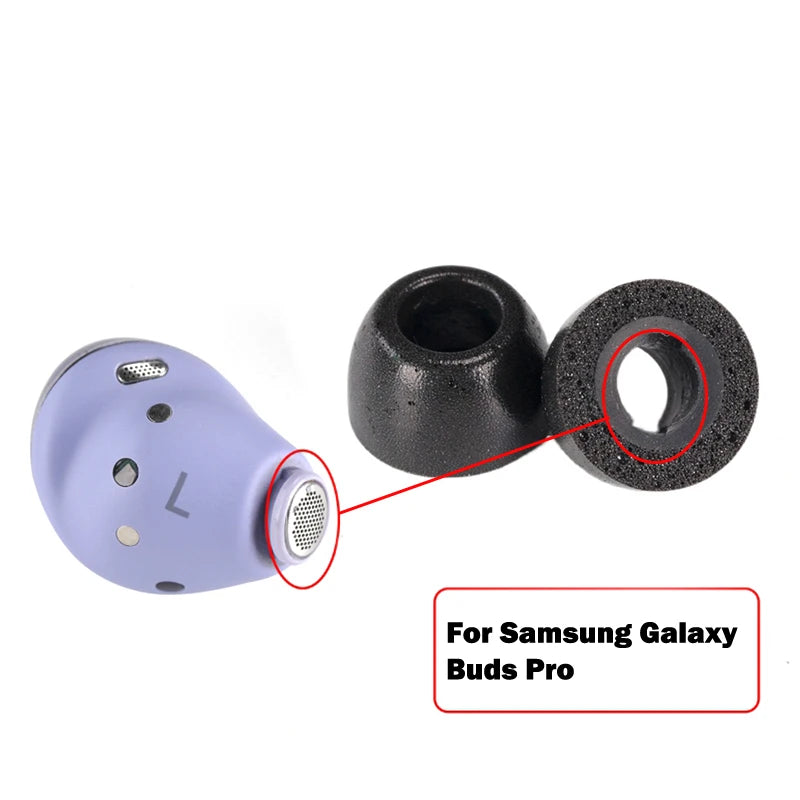 Memory Foam Ear Tips for Samsung Galaxy Buds Pro – 6 Pack Earbud Ear Tips HIP Default Title