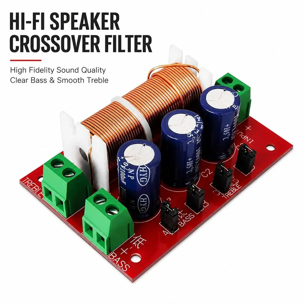 YLY-2088 400W 2-Way Audio Crossover Module – Adjustable Bass & Treble Audio Crossover Module HIP