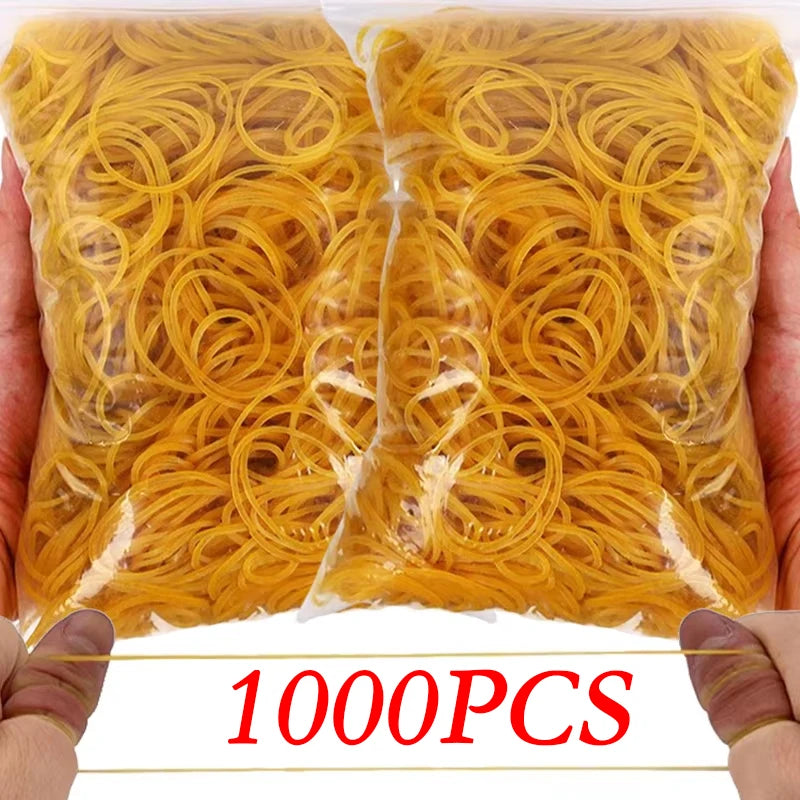 Yellow Rubber Bands 38mm – Bulk 100/300/1000 Pack Rubber Bands HIP