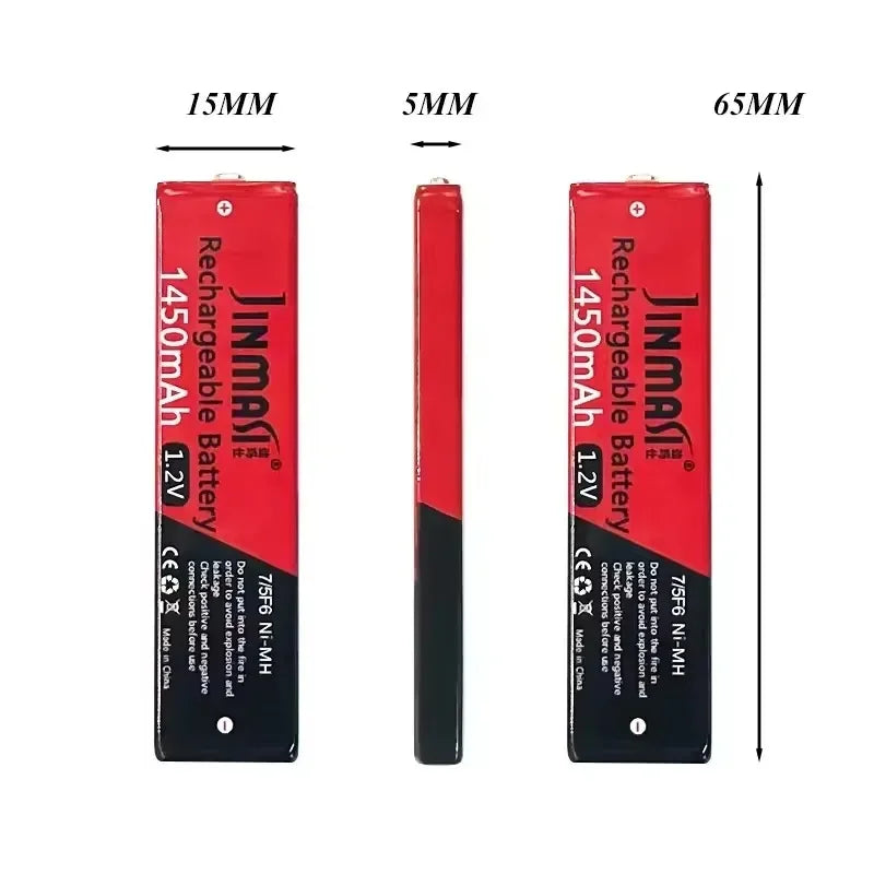 NiMH Gum Battery 1.2V 1450mAh – Sony Panasonic Walkman MD CD Rechargeable Gum Battery HIP