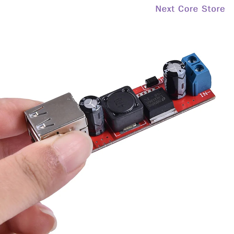 DC 6V–40V to 5V 3A Dual USB Step-Down Converter LM2596 DC-DC Converter Module HIP
