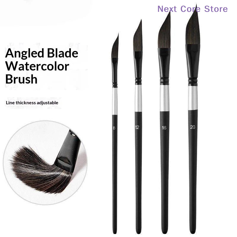 Knife-Shaped Pull Wire Paint Brush Set – Gouache & Watercolor Art Paint Brush Set HIP