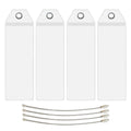 Cruise Luggage Tag Holders with Steel Loops – 4-Pack Luggage Tag Holders HIP Rose Gold