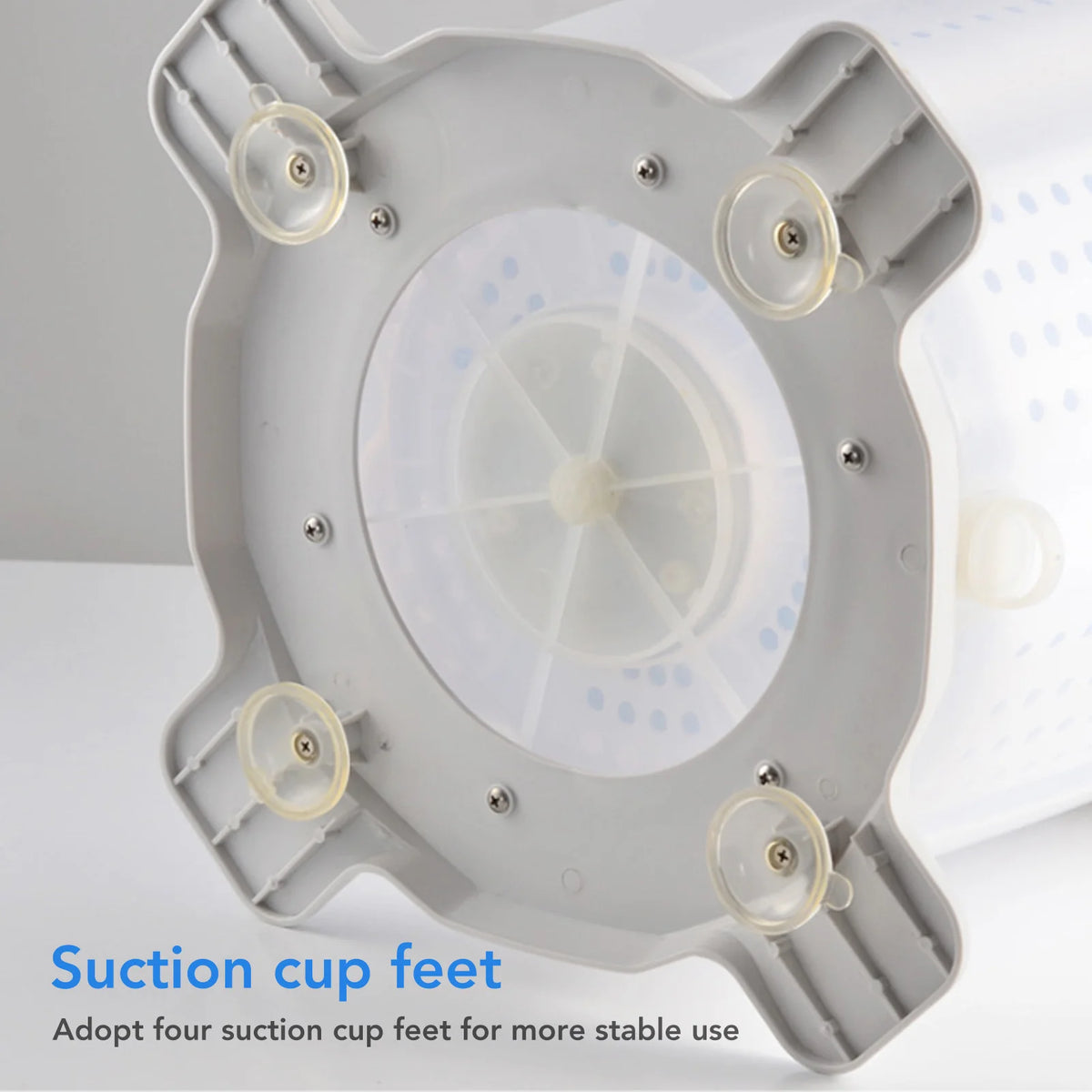 Portable Manual Washing Machine Detachable Wash Basket Manual Washing Machine Suction Cup Feet Fast Dehydration for Dormitory HIP