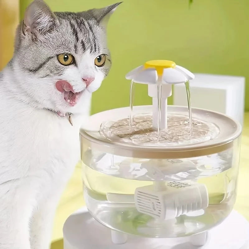 Pet Water Fountain Automatic Cat Drink Bowl Filter USB Electric Mute Pet Drinking Dispenser Drinker For Cats Water Filter HIP