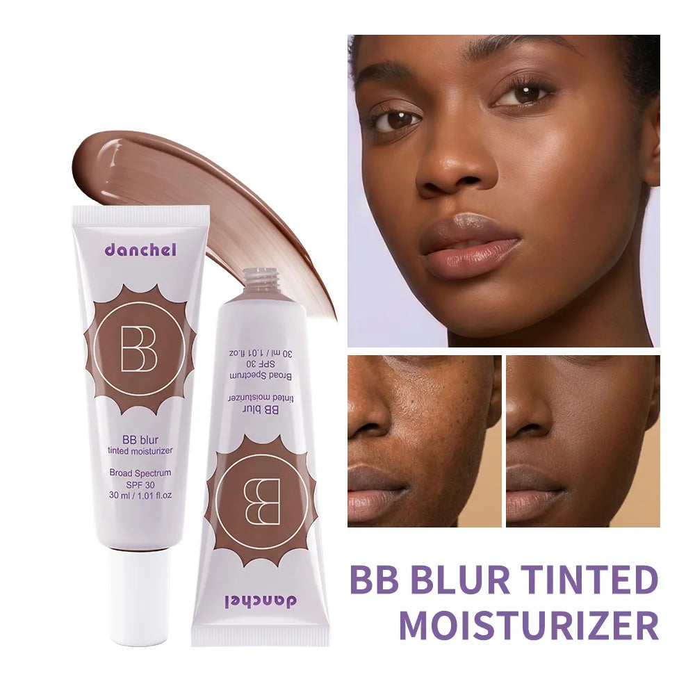 SPF30 BB Blur Tinted Moisturizer Medium Coverage Even Skin Tone Lightweight Sun Protection Face Makeup HIP