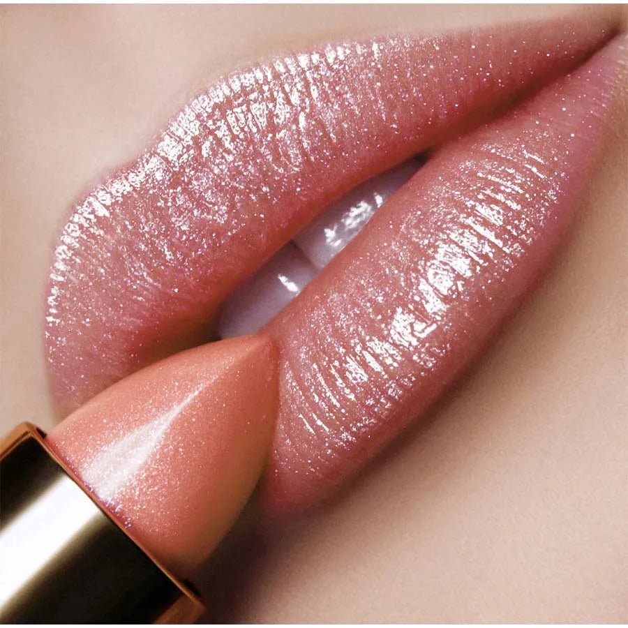 KAFURUX Metallic Glitter Lipstick – Shimmer Lip Gloss & Tint Metallic Glitter Lipstick HIP