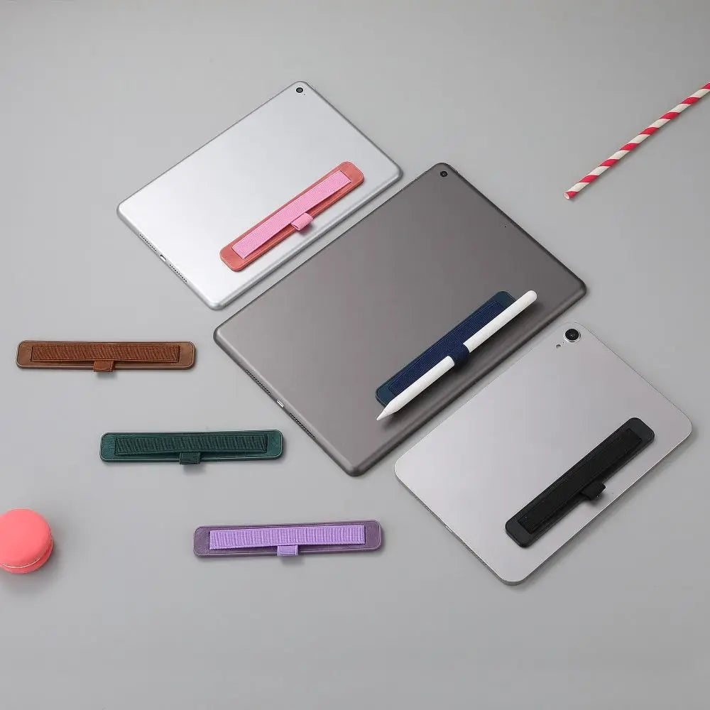 PU Leather Tablet Hand Strap & Stylus Pen Holder Sleeve Tablet Stylus Holder HIP