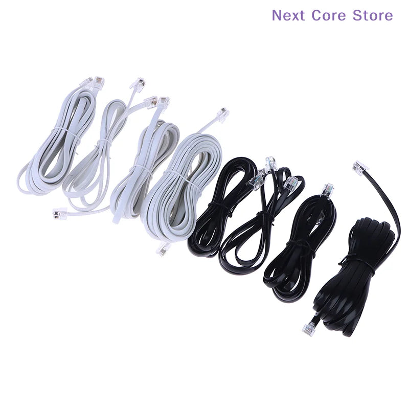 RJ12 6P6C Male to Male Telephone Extension Cable 1–5m Telephone Extension Cable HIP