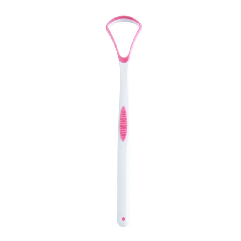 Reusable Tongue Scraper & Mouth Brush | Fresh Breath Kit Tongue Scraper HIP C759-Pink-1 pc