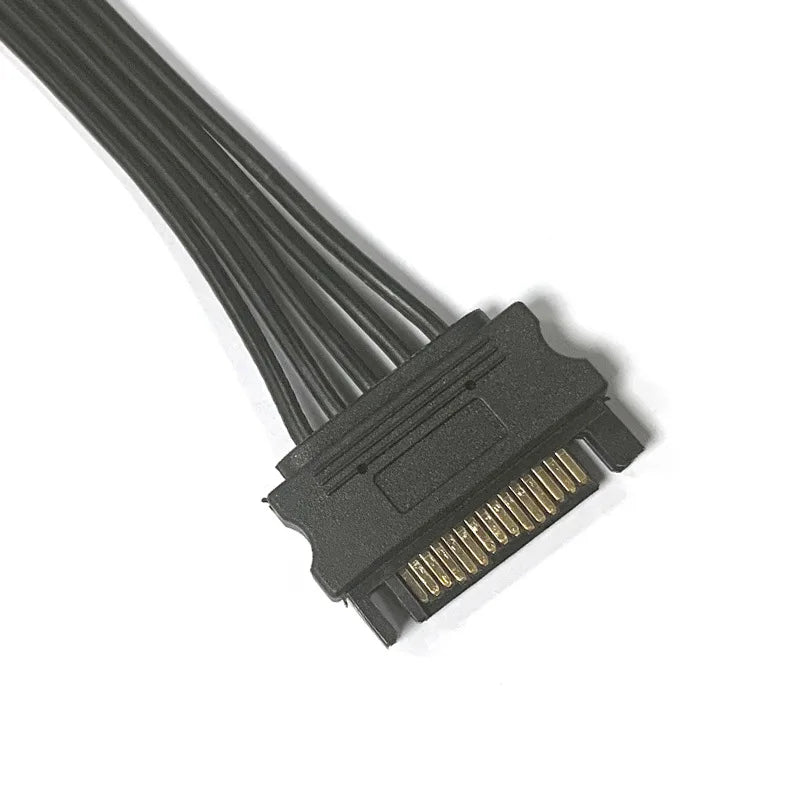 SATA 15-Pin 1 to 5 Power Splitter Cable for HDD & PC Build SATA Power Splitter Cable HIP