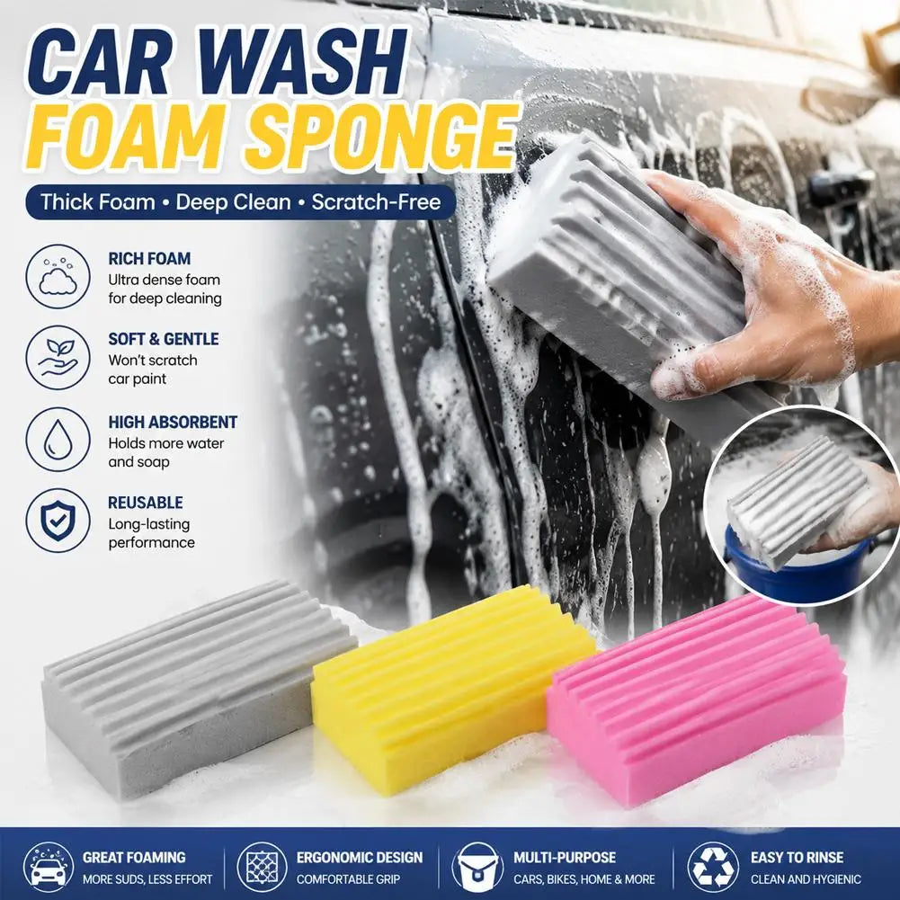 1/4pcs Dust Cleaning Sponges Water Absorption Cleaning Sponge Household and Car Cleaning Sponges Friction Cotton HIP