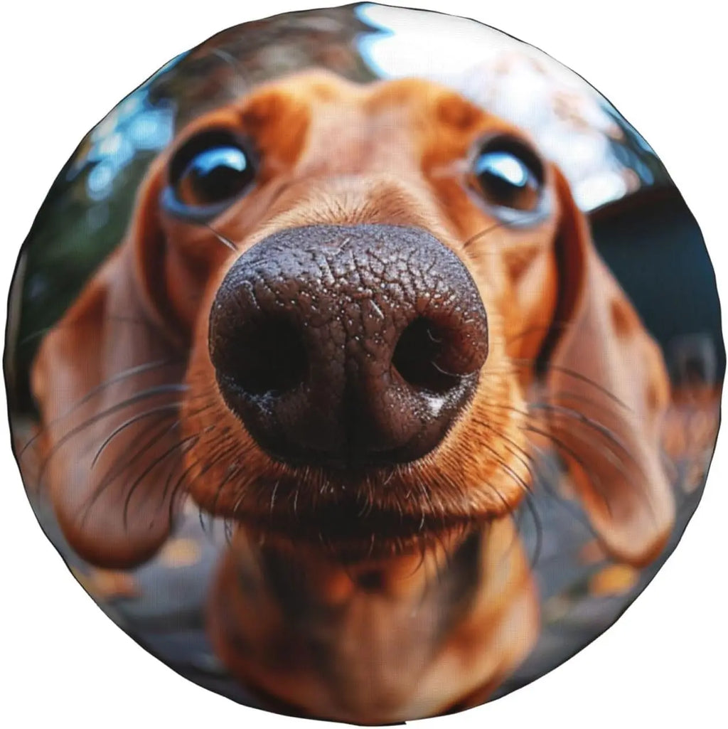 Dachshund Dog Spare Tire Cover – Weatherproof Universal Fit Spare Tire Cover HIP