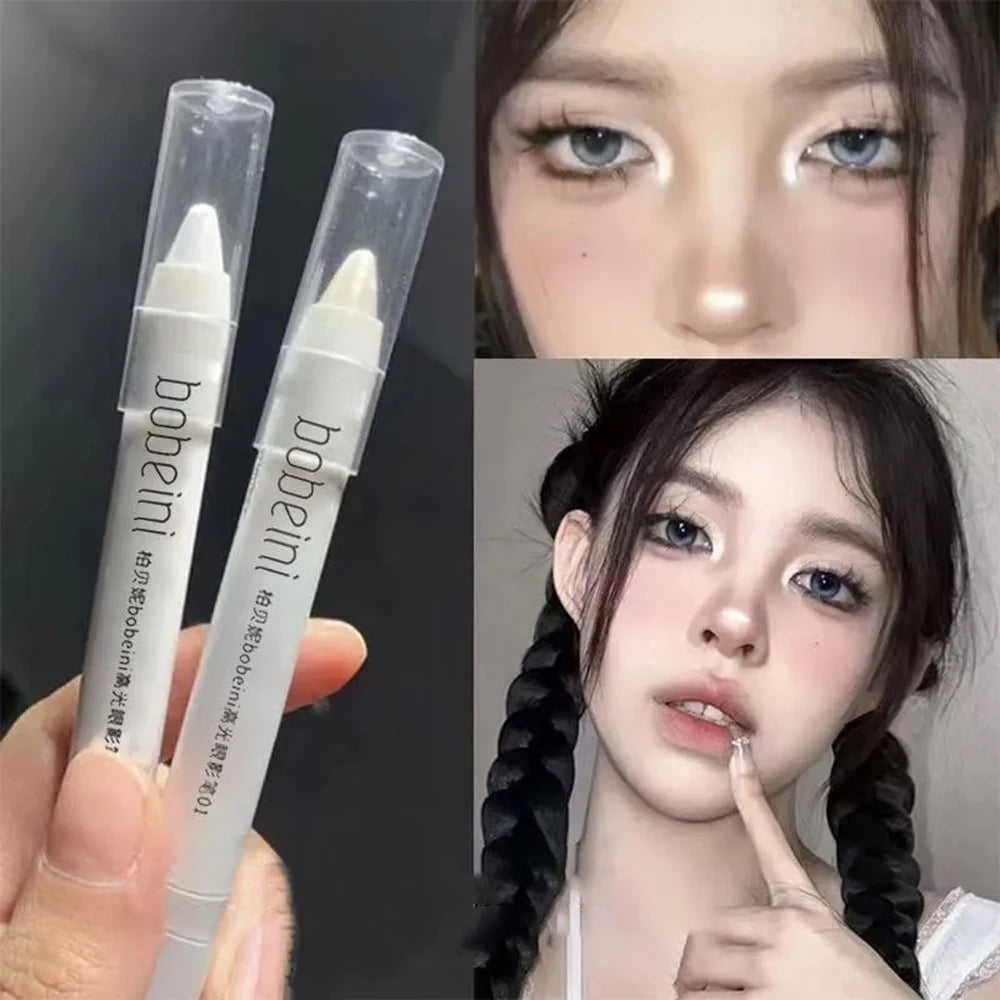 Bobeini Highlighter Eyeshadow Pencil – Pearlescent & Matte Eyeshadow Pencil HIP