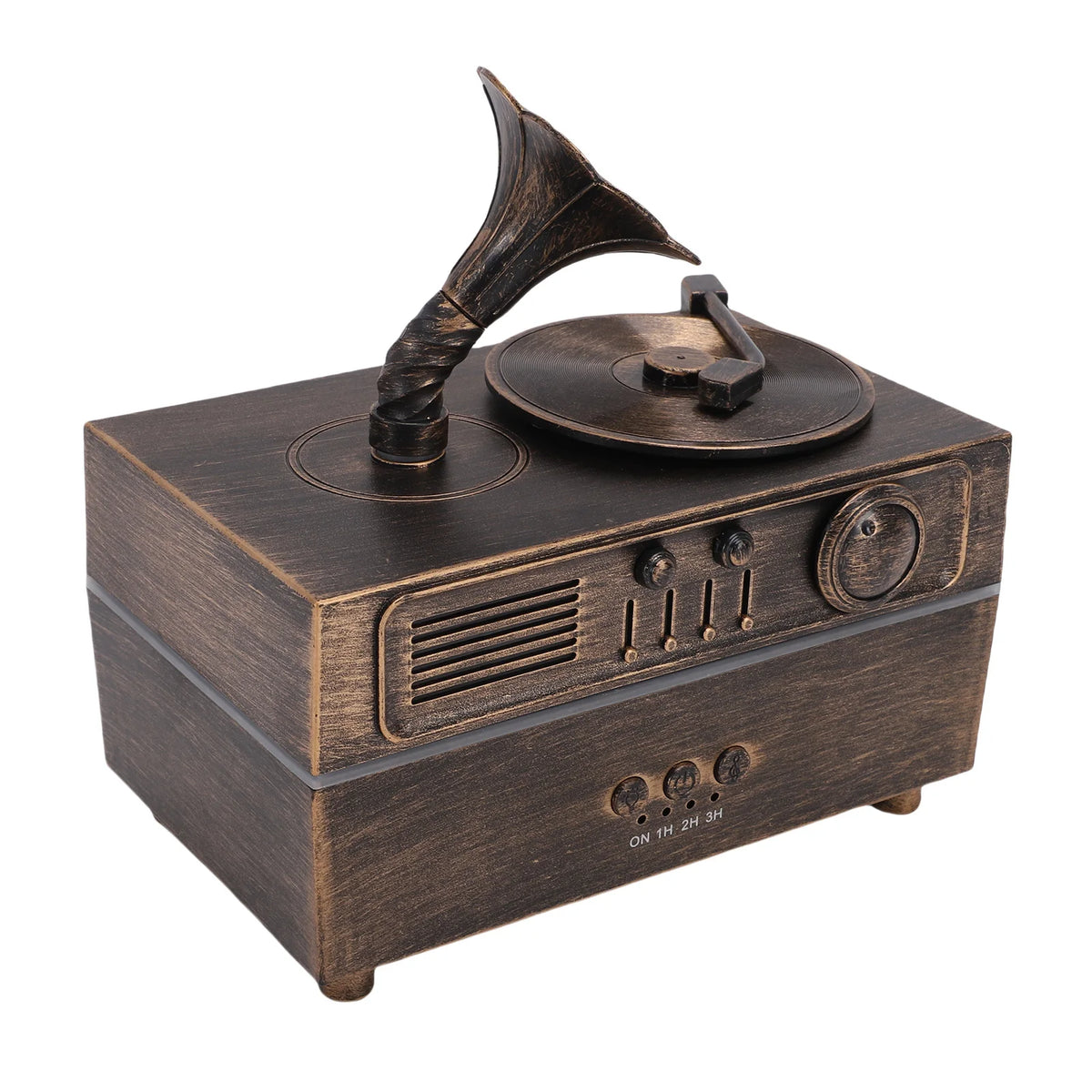 Retro Aromatherapy Humidifier Unique Gramophone Vintage Oil Diffuser Fragrance Cool Mist Humidifier Antique Oil Diffuser HIP