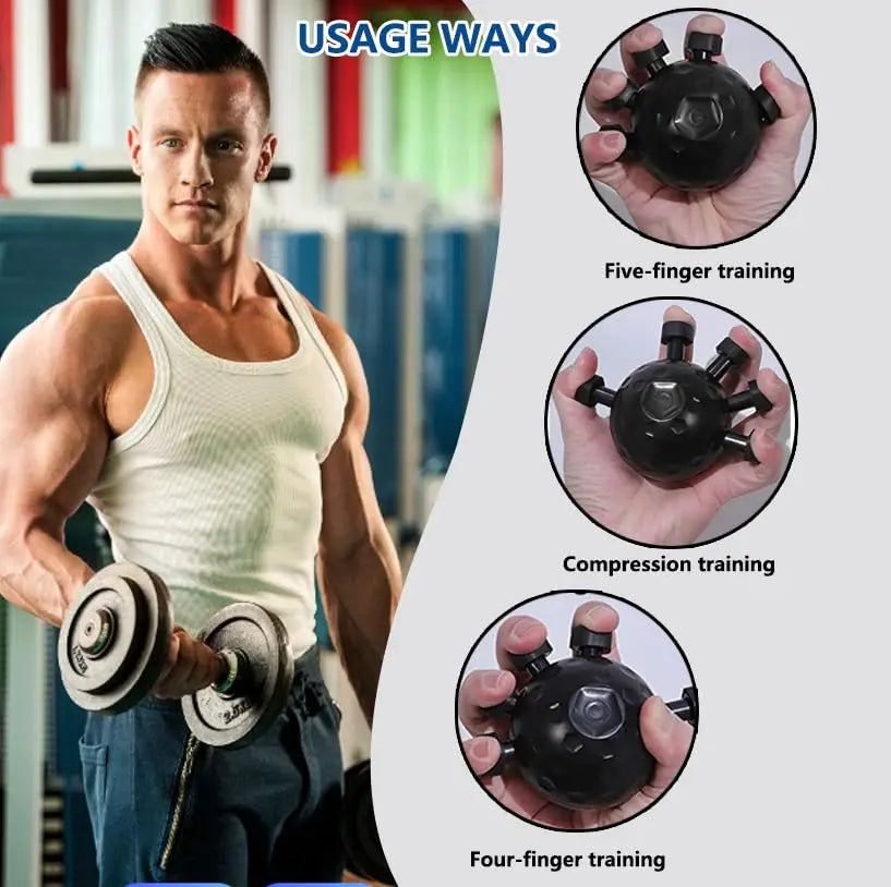 Finger Exerciser & Hand Grip Strengthener | Rock Climbing Hand Grip Trainer HIP