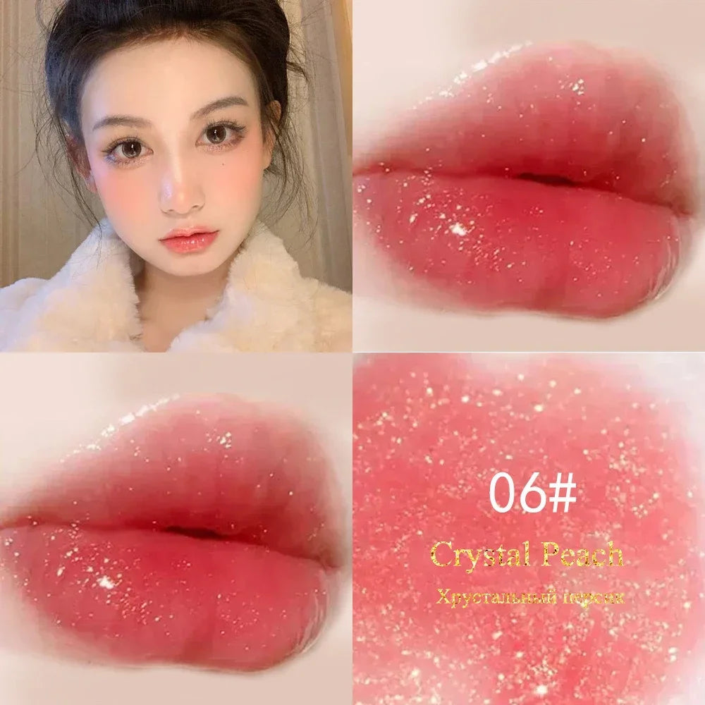 Mini 10 Colors Liquid Lip Gloss Waterproof Non-stick 24 Hours Long Lasting Velvet Matte Lipstick Lip Gloss Cosmetic Makeup Care HIP 6-1Pcs