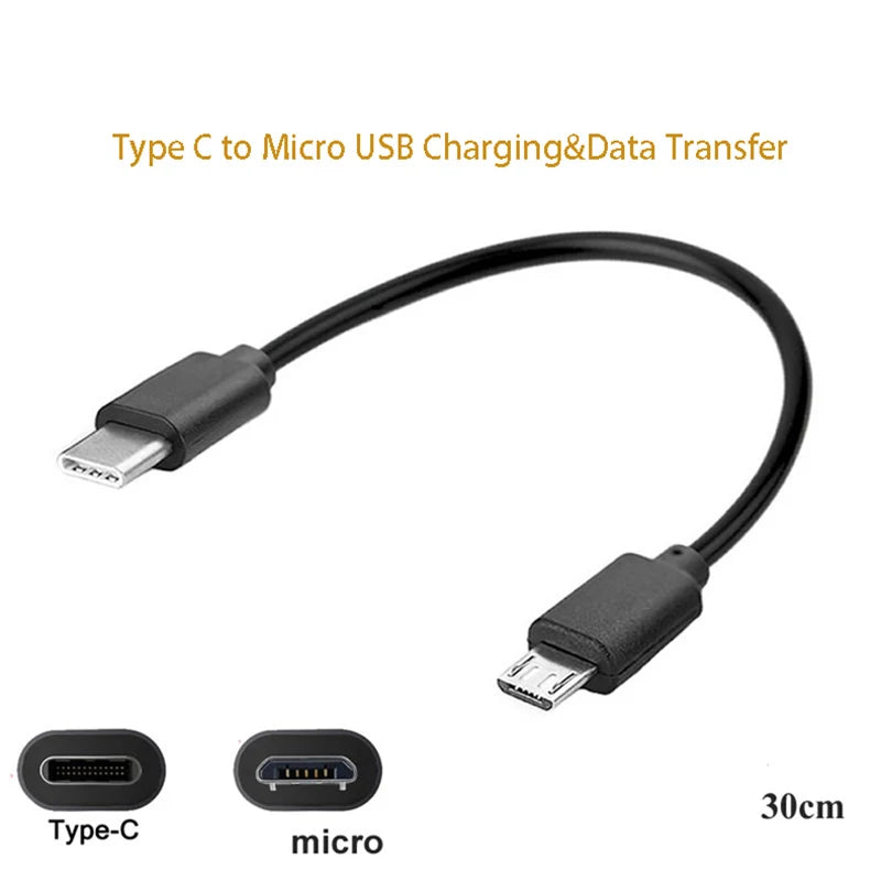USB-C to Micro USB Charging & Data Cable 1m – OTG Adapter USB Charging Cable HIP