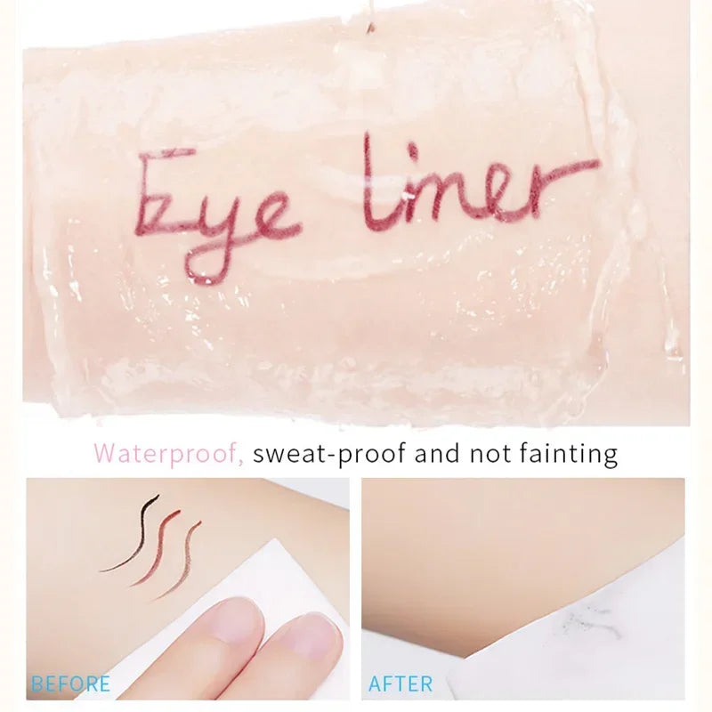 Colorful Eyeliner Pen Eyes Makeup White Pink Waterproof Liquid Color Eye Liner Pencil Matte Purple Pen 12 Color Make Up Cosmetic HIP